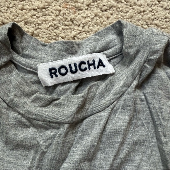 Roucha Tol T-Shirt in Grey Size BB/M - Picture 2 of 4